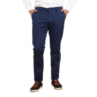 Men's casual trousers in dark blue. TRUVOR TM