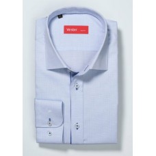 Shirt white-blue Vester fitted
