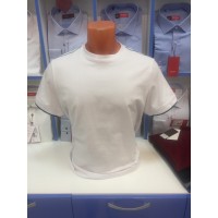 White t-shirt made of cotton with the addition of elastane TM GROSTYLE