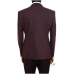 Приталенный пиджак цвета бордо (итальянская тканьLANA BUGELLA) Truvor Classic