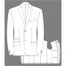 Приталенный пиджак цвета бордо (итальянская тканьLANA BUGELLA) Truvor Classic