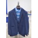Пиджак из 100% шерсти (super 100s) синего цвета Truvor City