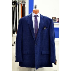Пиджак синий Truvor Classic из португальской ткани модели "KingSize"