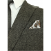 Пиджак из шерсти (95%) серого цвета с налокотниками Truvor City прямой
