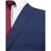 Men's fitted suit, bright blue, Truvor classic